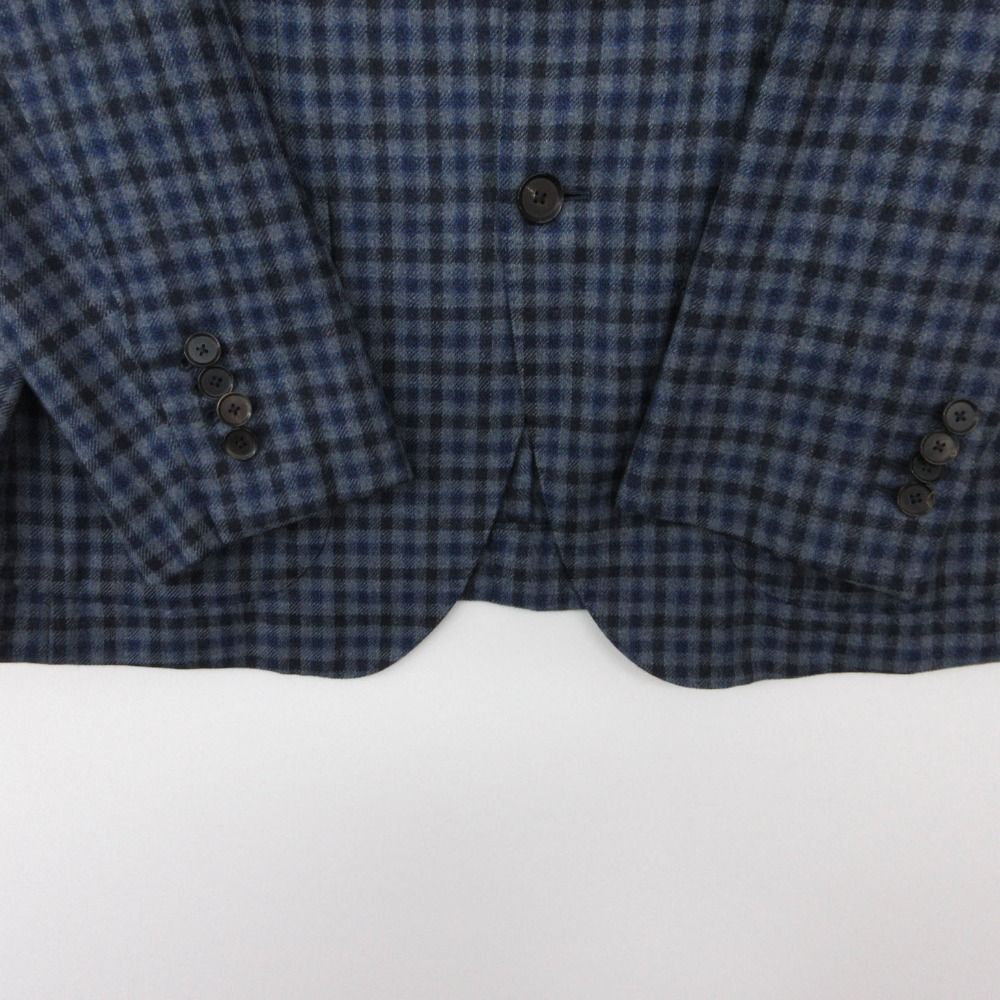 Loro Piana Edifice Terre Jacket Step Return Blue Leather Real Face Fabric