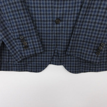 Loro Piana Edifice Terre Jacket Step Return Blue Leather Real Face Fabric