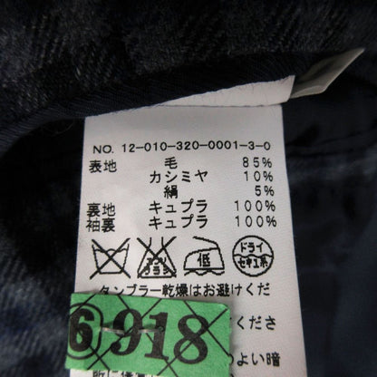 Loro Piana Edifice Terre Jacket Step Return Blue Leather Real Face Fabric