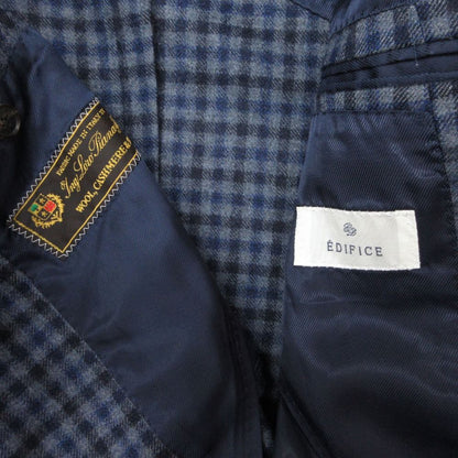 Loro Piana Edifice Terre Jacket Step Return Blue Leather Real Face Fabric