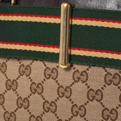 Gucci Handbag GG Canvas Sherry Line Leather Brown — view 6