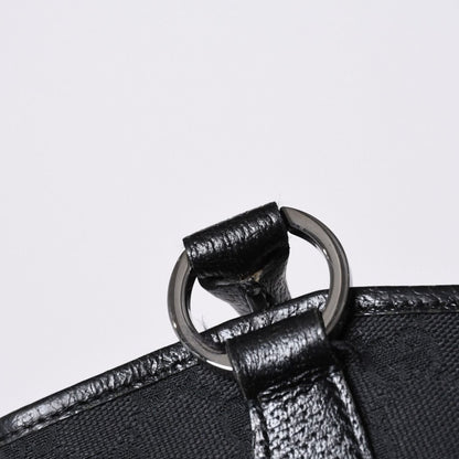 Gucci Handbag GG Canvas Leather Black Gold — view 8