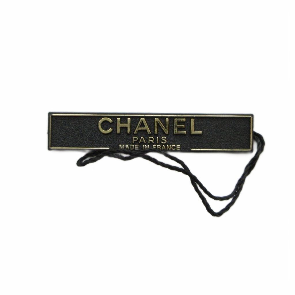 Chanel Necklace Logo Chain Faux Pearl 2 Rows Gold