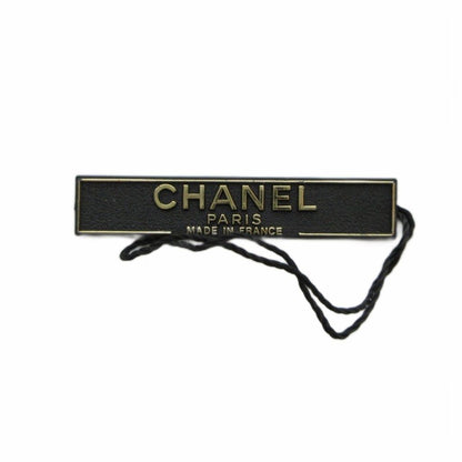 Chanel Necklace Logo Chain Faux Pearl 2 Rows Gold