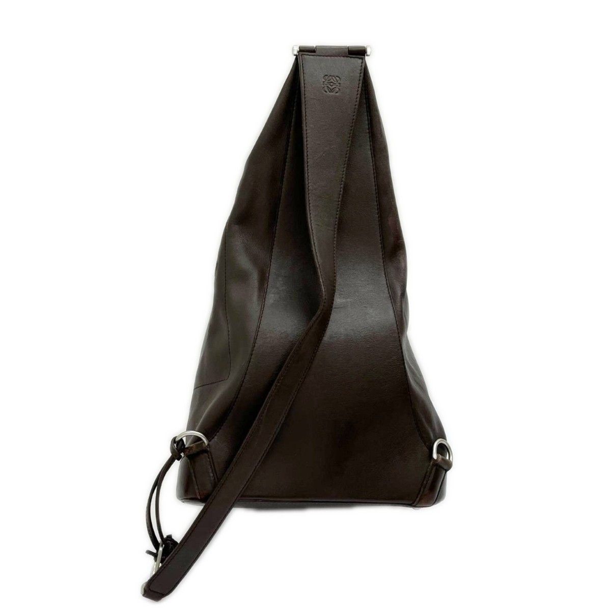 Loewe Belt Bag Anton Leather Pouch with Calf Yes Brown