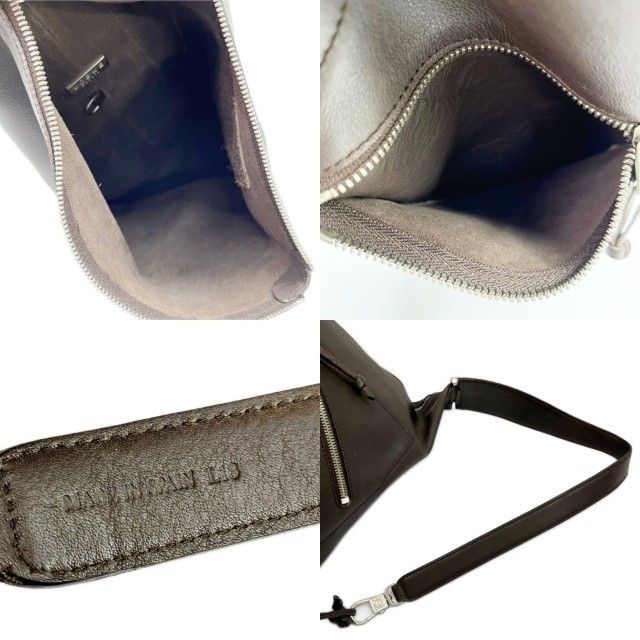 Loewe Belt Bag Anton Leather Pouch with Calf Yes Brown