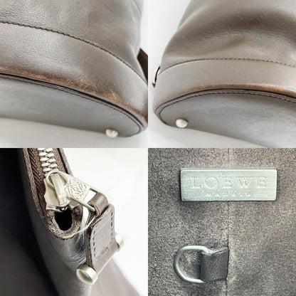 Loewe Belt Bag Anton Leather Pouch with Calf Yes Brown