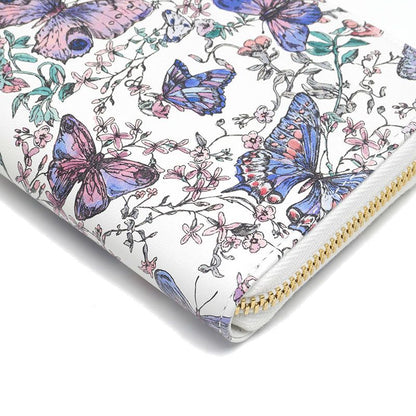 Dior Voyageur Zip Around Wallet Butterfly Papillon Handbag