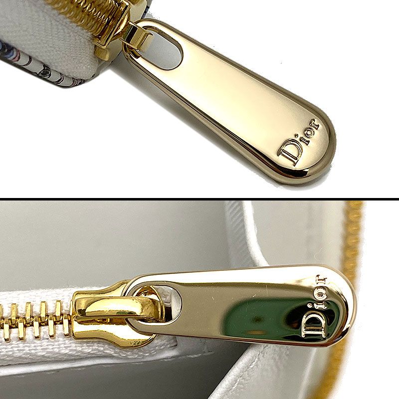 Dior Voyageur Zip Around Wallet Butterfly Papillon Handbag