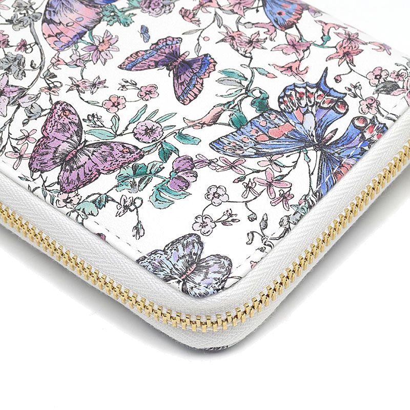 Dior Voyageur Zip Around Wallet Butterfly Papillon Handbag
