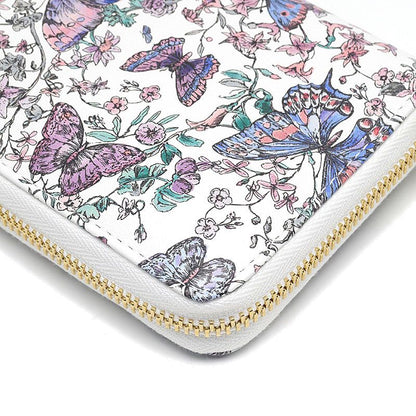 Dior Voyageur Zip Around Wallet Butterfly Papillon Handbag