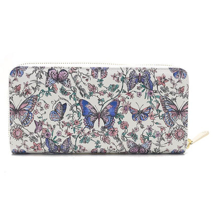 Dior Voyageur Zip Around Wallet Butterfly Papillon Handbag