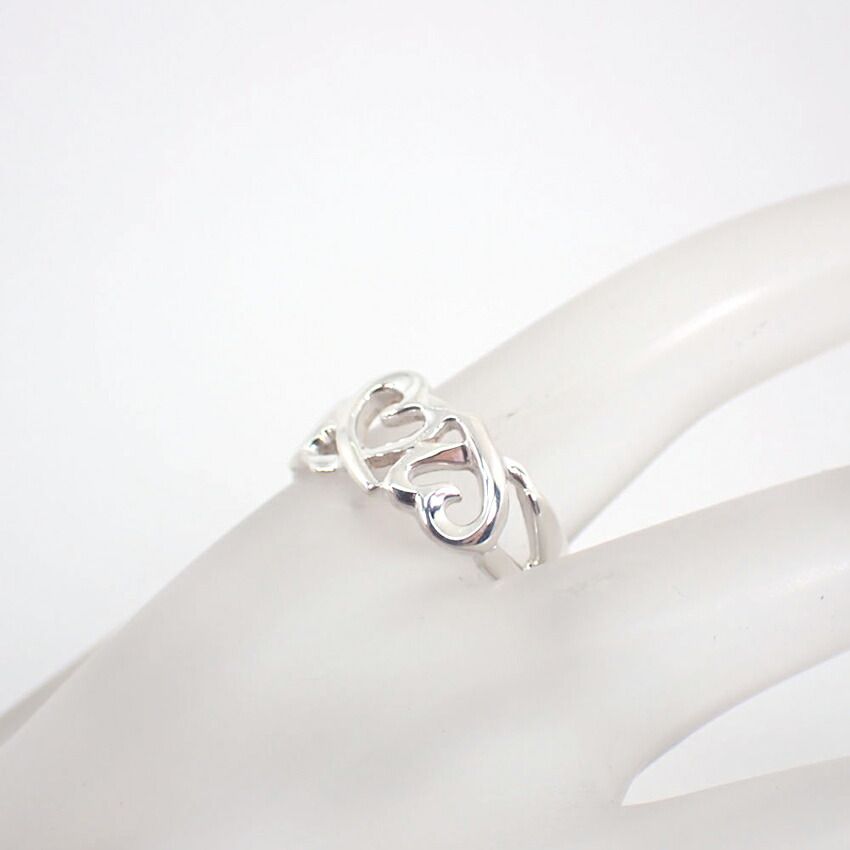 Tiffany & Co 925 Triple Loving Heart Ring