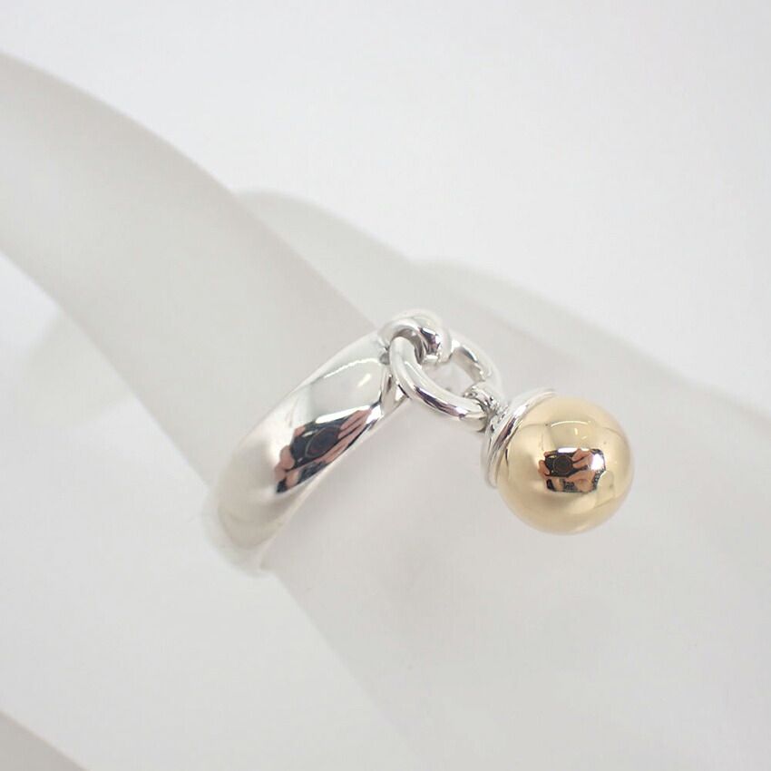 Tiffany & Co 925 750 Gold Dangle Ring