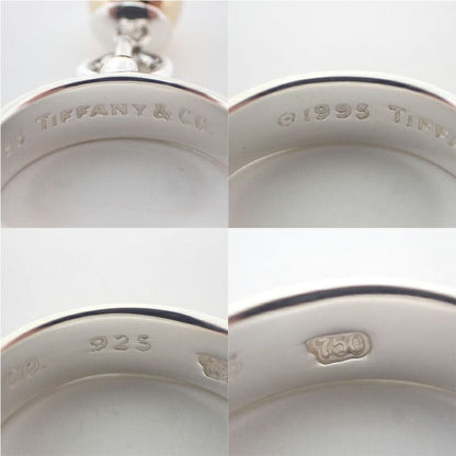 Tiffany & Co 925 750 Gold Dangle Ring