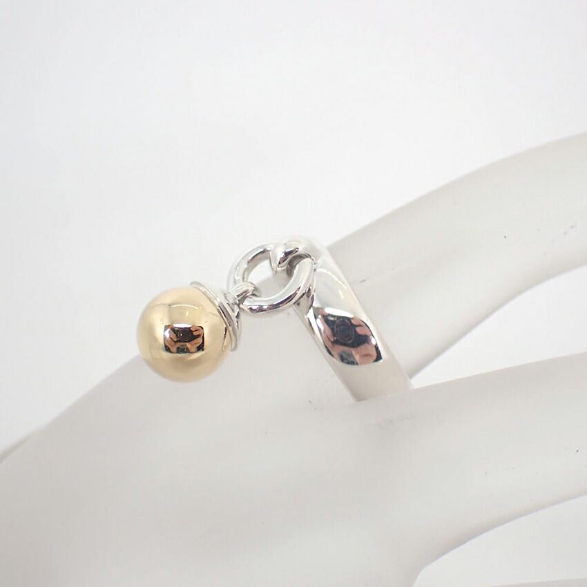 Tiffany & Co 925 750 Gold Dangle Ring