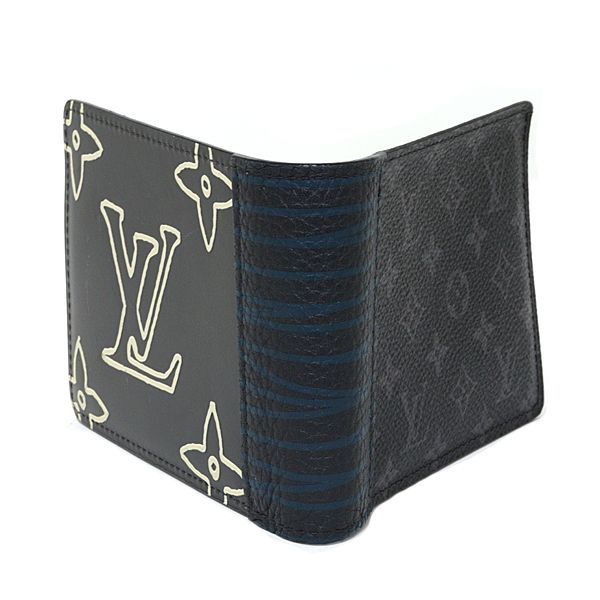 Louis Vuitton Portefeuille Multiple Patchwork Bifold Wallet Monogram