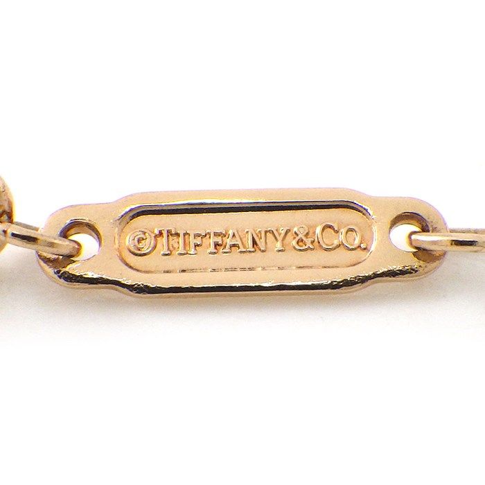 Tiffany & Co Necklace T Smile Mini Micro 18k Pink Gold