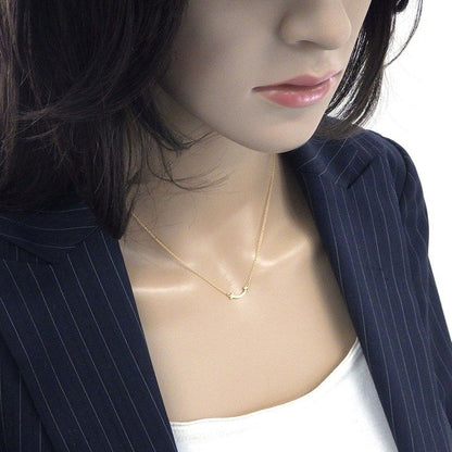 Tiffany & Co Necklace T Smile Mini Micro 18k Pink Gold