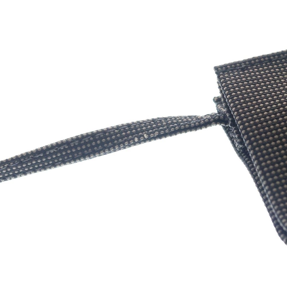 Hermes Her Line Pochette Canvas Shoulder Bag Gray
