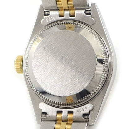 Rolex Datejust Number Black Dial Date 18k Yellow Gold SS Automatic Winding Watch