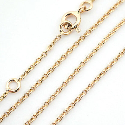 Hermes Kelly Amulet Necklace Diamond Pink Gold Pendant 18k