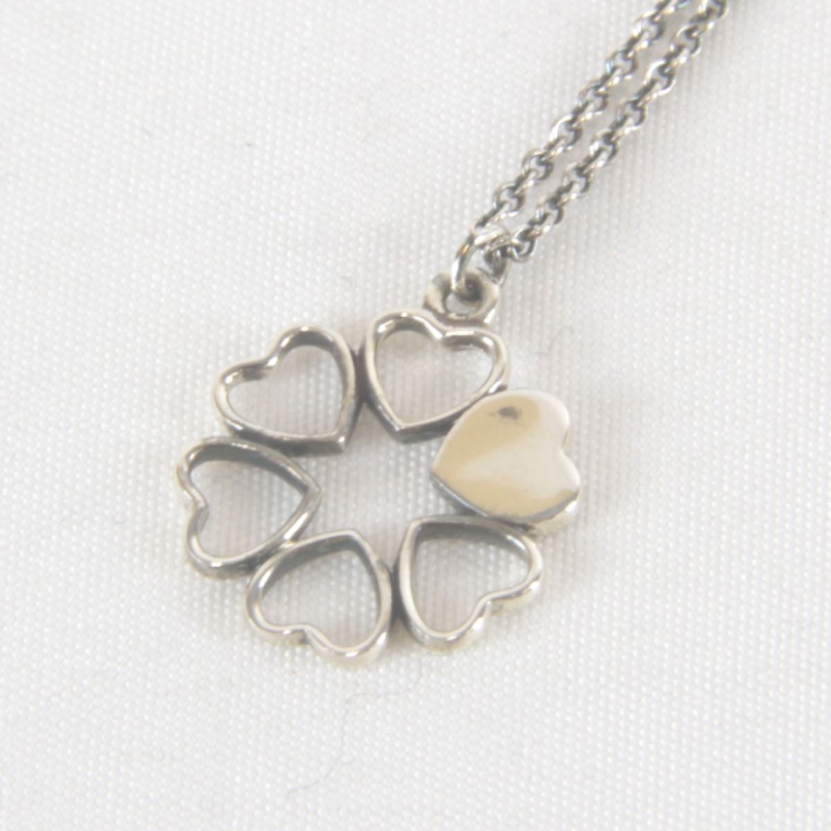 Tiffany & Co 925 Sterling Silver Paloma Picasso Crown of Heart Box Bag Necklace