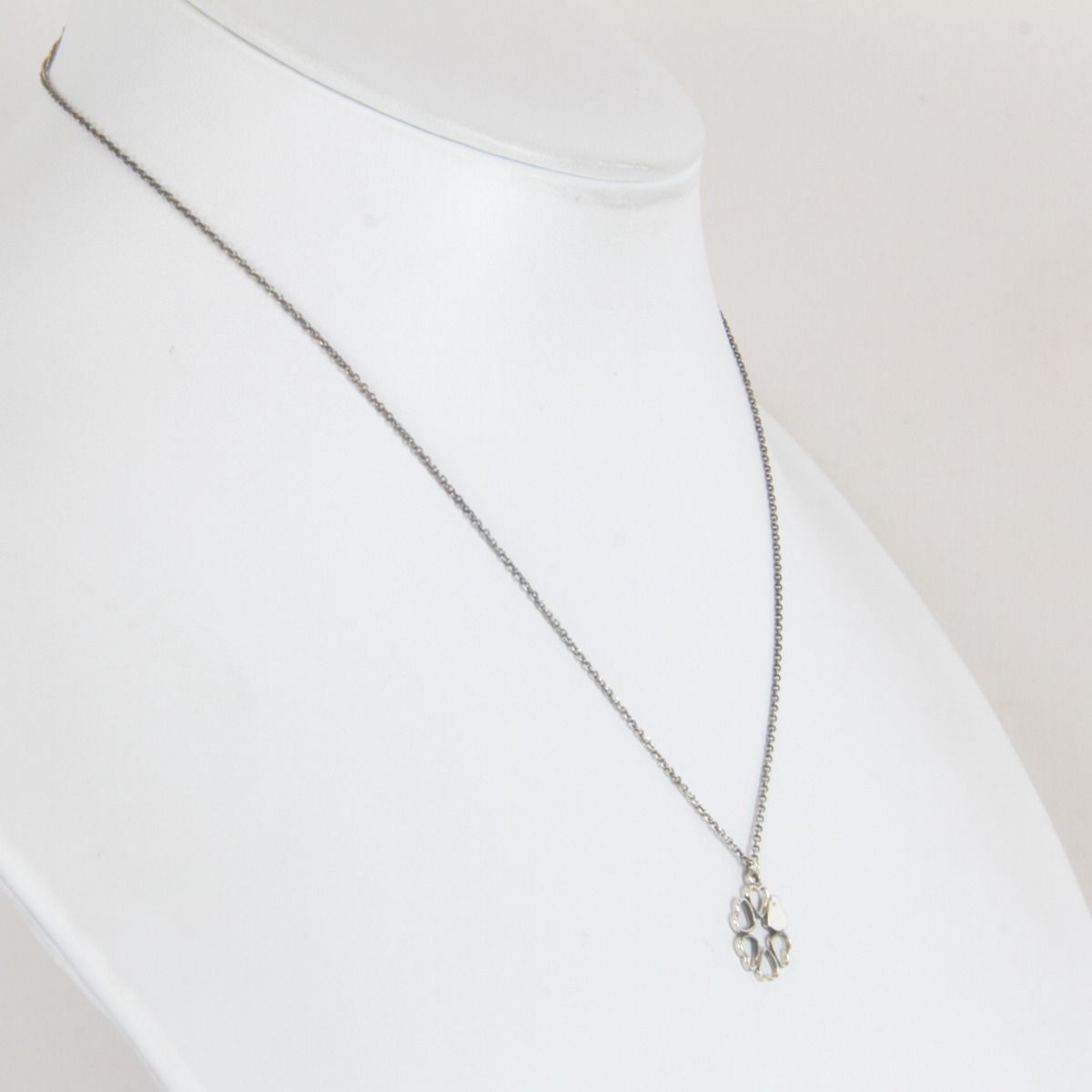 Tiffany & Co 925 Sterling Silver Paloma Picasso Crown of Heart Box Bag Necklace