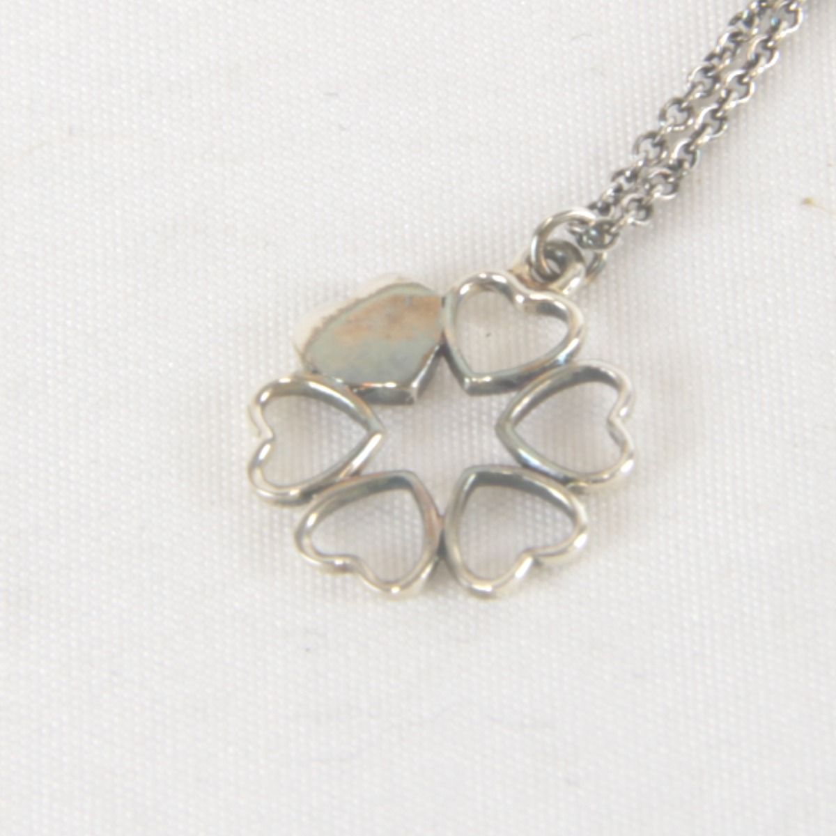 Tiffany & Co 925 Sterling Silver Paloma Picasso Crown of Heart Box Bag Necklace