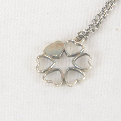 Tiffany & Co 925 Sterling Silver Paloma Picasso Crown of Heart Box Bag Necklace