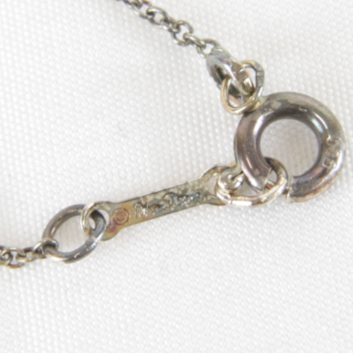 Tiffany & Co 925 Sterling Silver Paloma Picasso Crown of Heart Box Bag Necklace