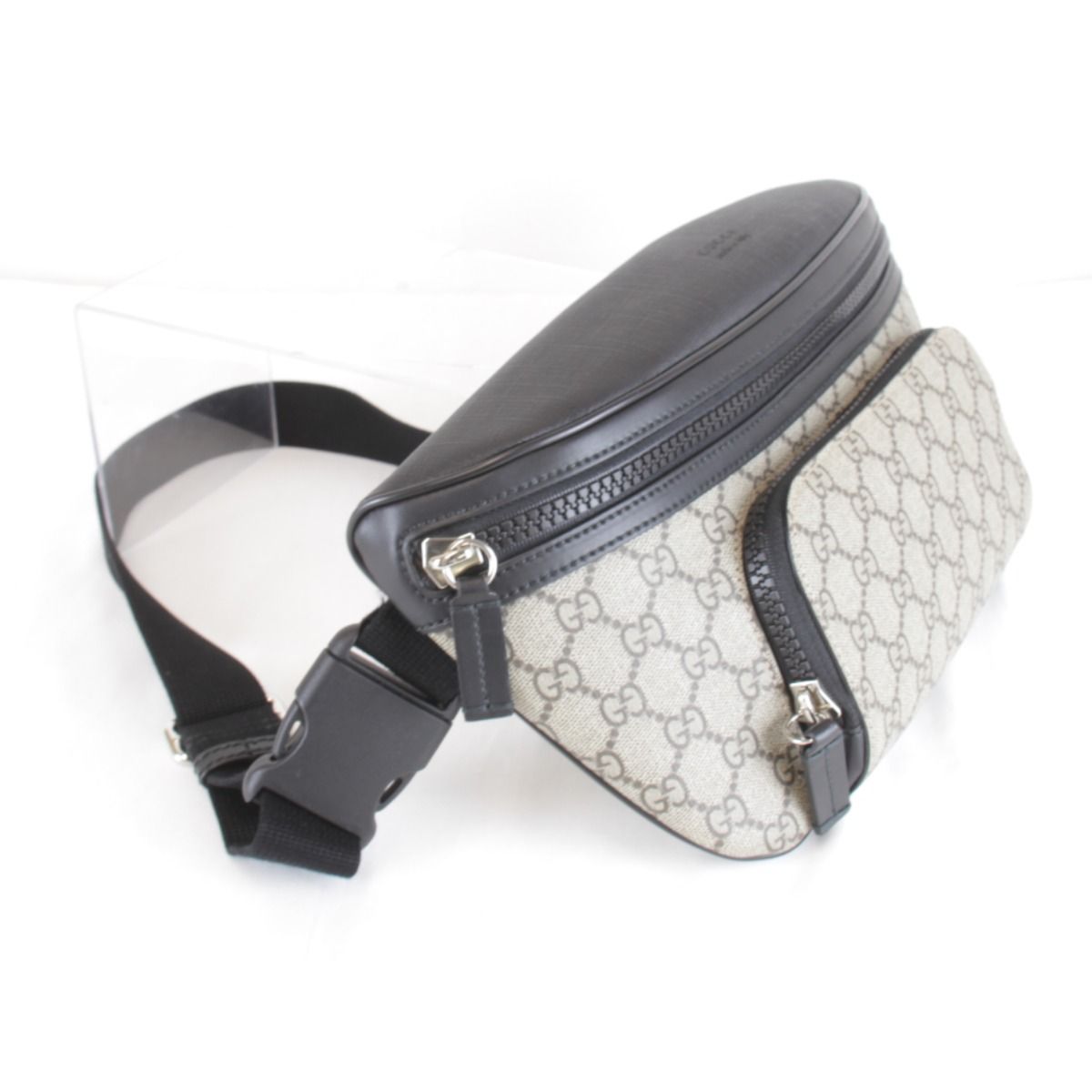 Gucci Belt Bag GG Supreme Canvas Gray