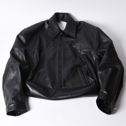 Balenciaga Handbag Shirt Bag Close Bag Leather Black