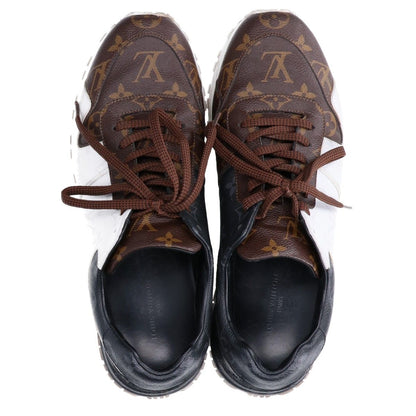 Louis Vuitton Black White Monogram Run Away Sneakers 7.5