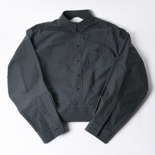 Balenciaga Handbag Shirt Bag Close Bag Cotton Green