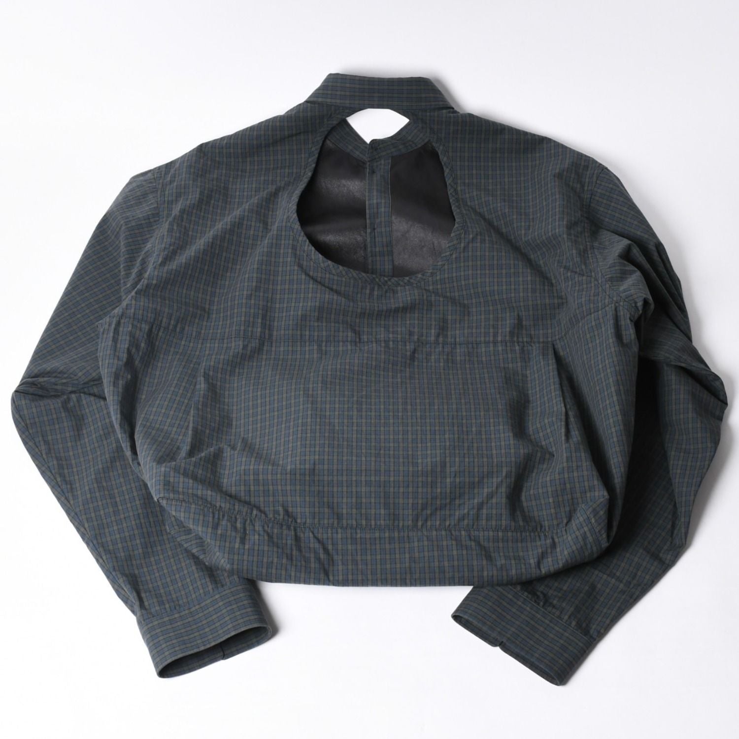 Balenciaga Handbag Shirt Bag Close Bag Cotton Green — view 2