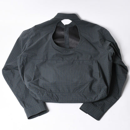 Balenciaga Handbag Shirt Bag Close Bag Cotton Green — view 2