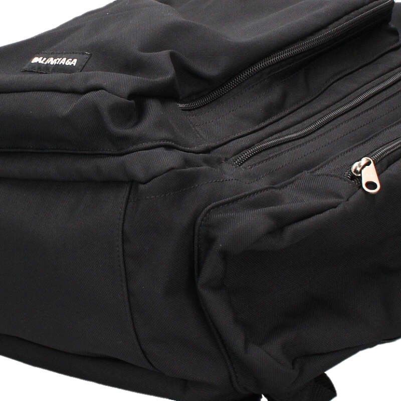 Balenciaga Logo Nylon Canvas Backpack