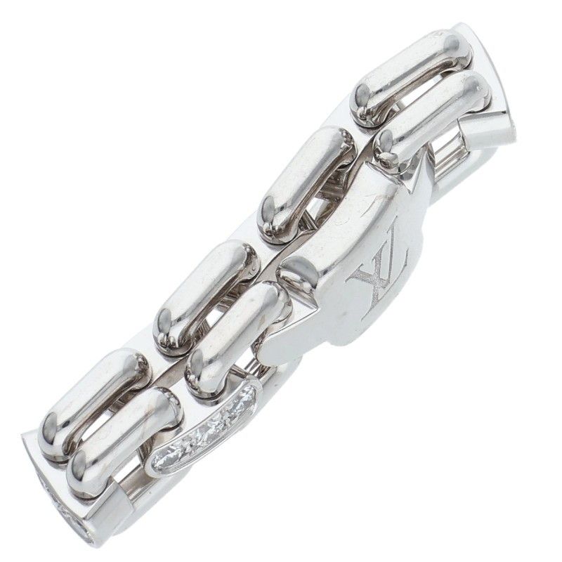 Louis Vuitton Bag Chain Attraction Pave Diamond Ring 49 No 10