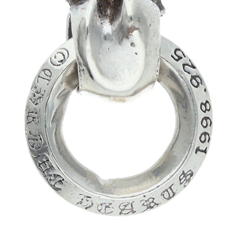 Chrome Hearts LT Swivel Lip and Tan Charm Silver Necklace Top
