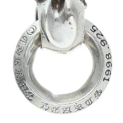 Chrome Hearts LT Swivel Lip and Tan Charm Silver Necklace Top