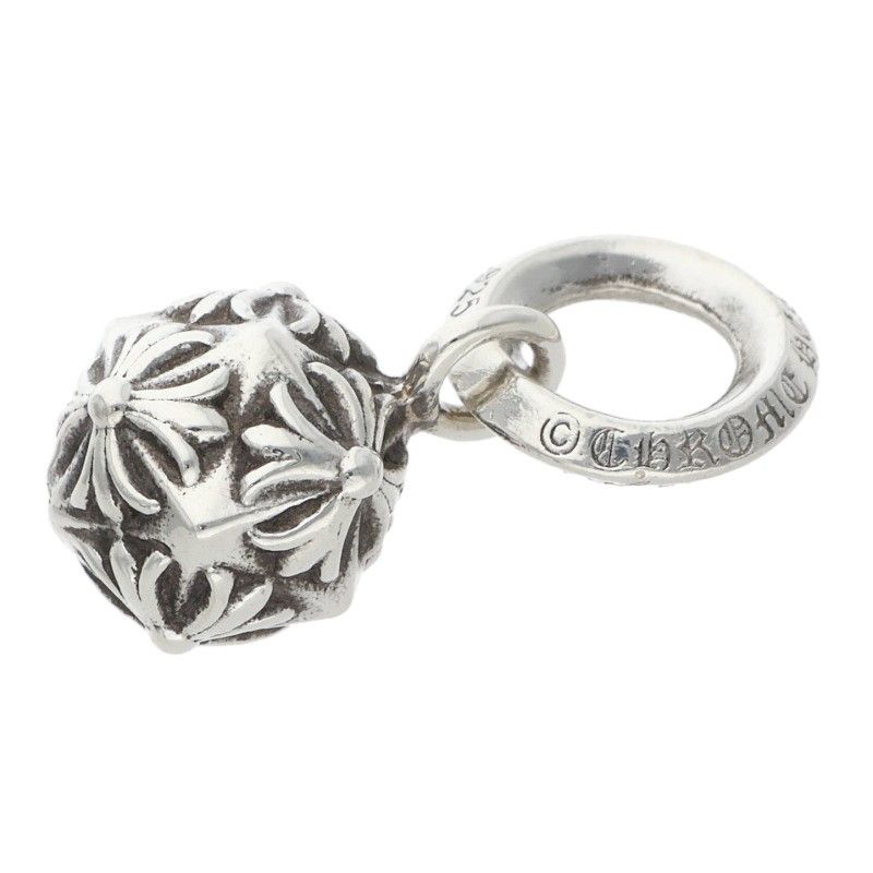 Chrome Hearts Pyramid Plus Ball Silver Necklace Top