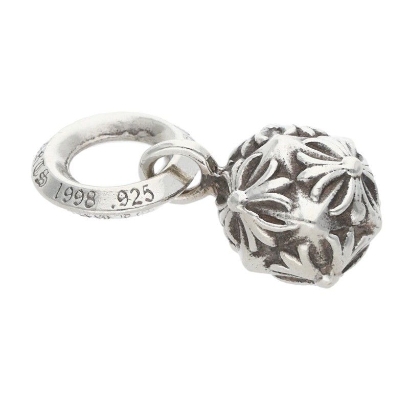 Chrome Hearts Pyramid Plus Ball Silver Necklace Top