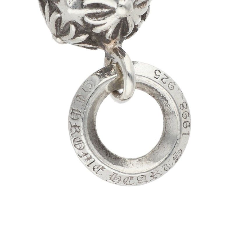 Chrome Hearts Pyramid Plus Ball Silver Necklace Top