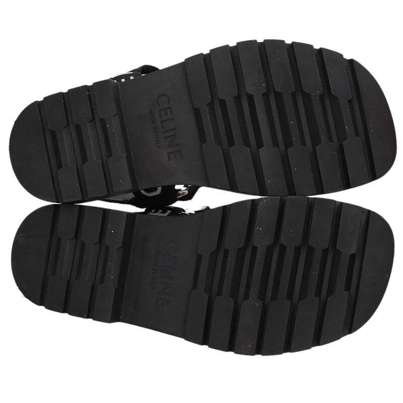 Celine Leo Logo Strap Sandals 40