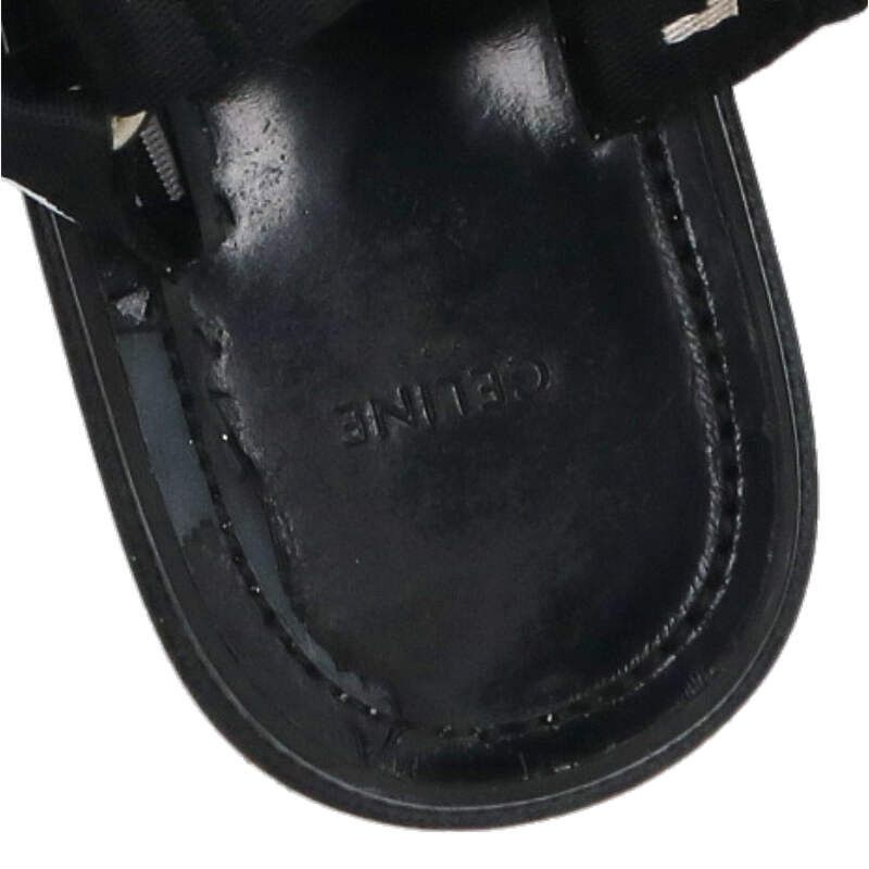 Celine Leo Logo Strap Sandals 40