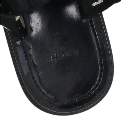 Celine Leo Logo Strap Sandals 40