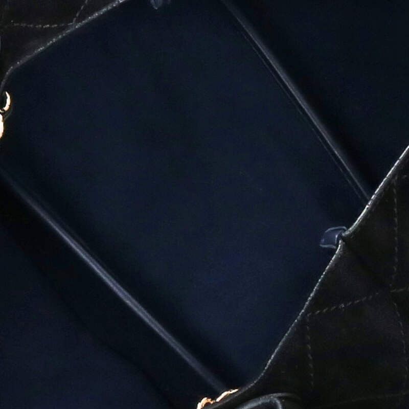 Chanel Pharrell Williams Brag My Quilted Suede Chain Shoulder Bag XXL