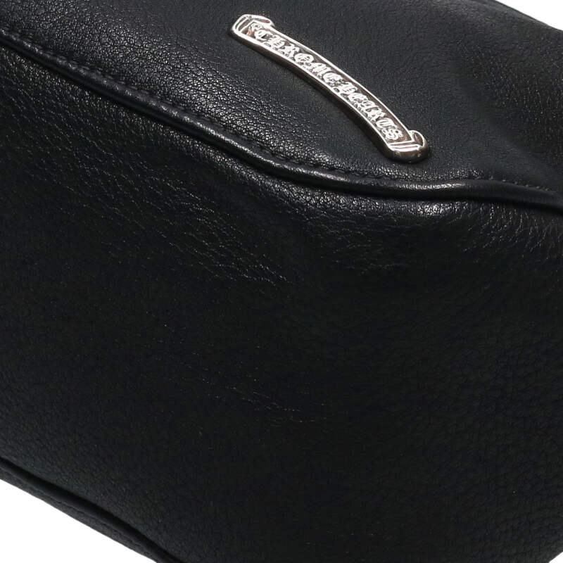 Chrome Hearts Hobo Scroll Label Leather Handbag