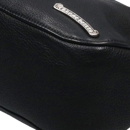 Chrome Hearts Hobo Scroll Label Leather Handbag
